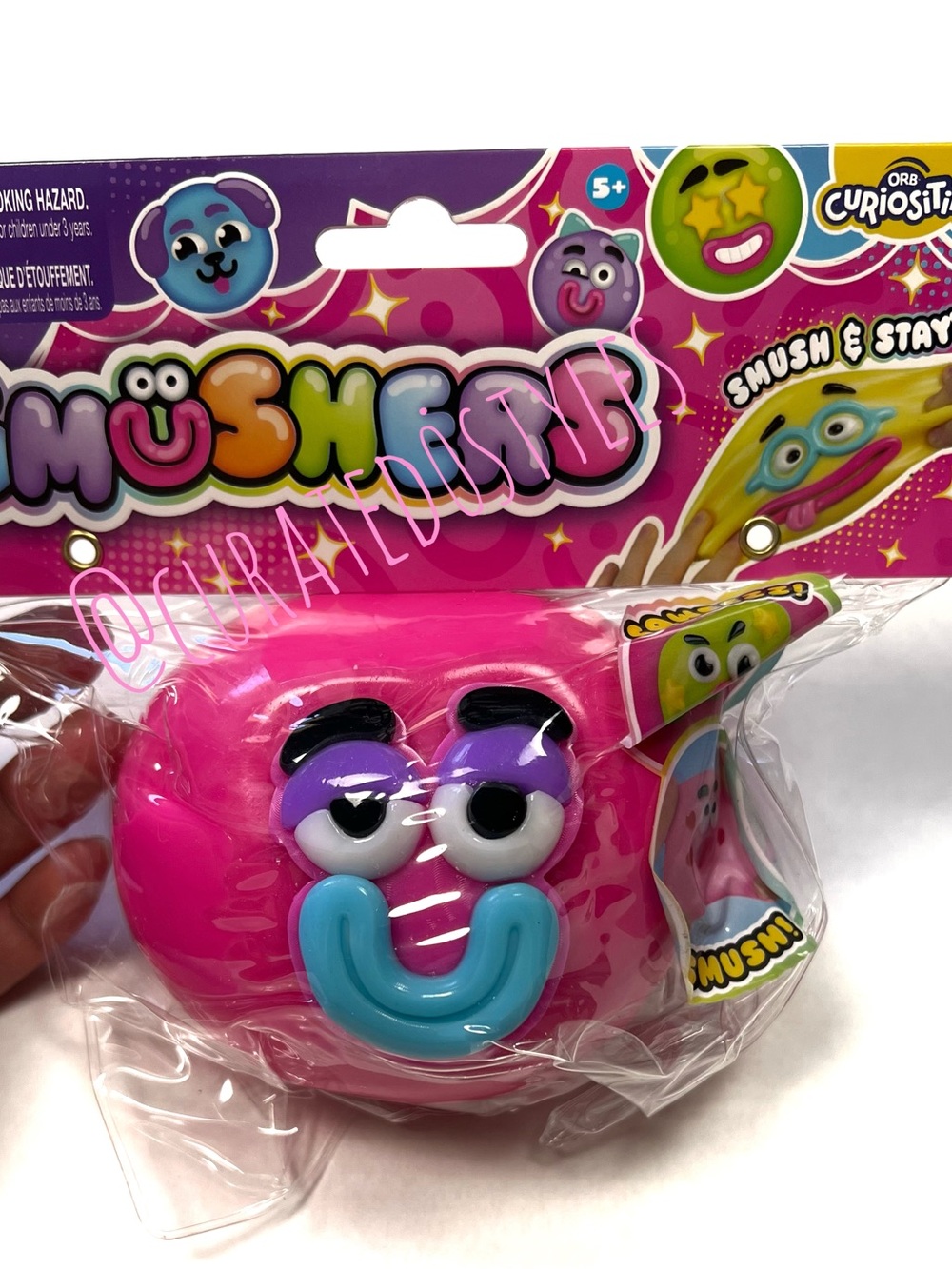 NWT Orb Curiosity TABA Smusher Pink Squishy TABA-licious